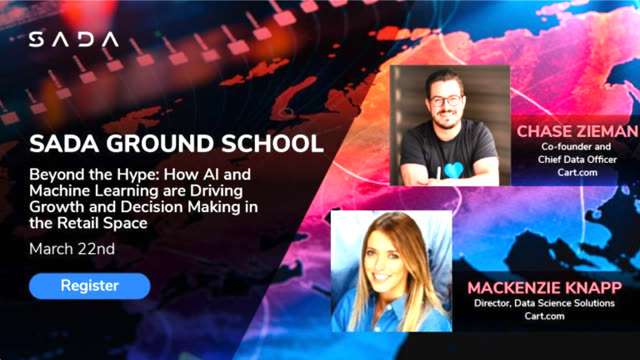 SADA Ground School session card: Beyond the Hype with Mackenzie Knapp